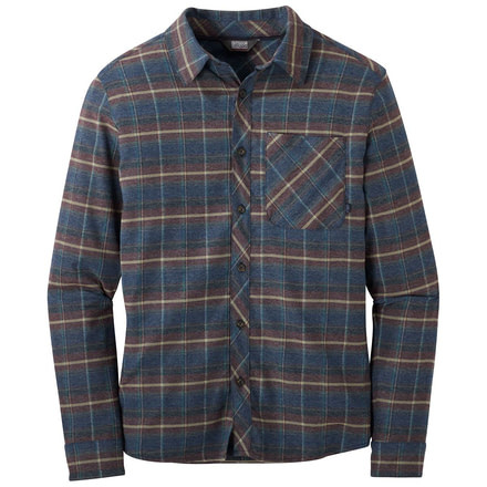 Outdoor Research Kulshan Flannel Shirt - Mens, Ink, Large, 2714651565008