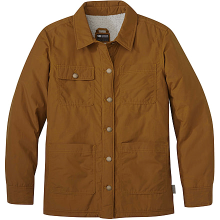 Outdoor Research Lined Chore Jacket - Womens, Curry, Small, 2832341429006