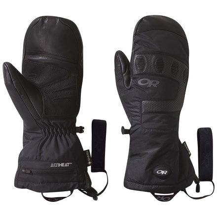 Outdoor Research Lucent Heated Sensor Mitts, Black, Large, 2715440001008