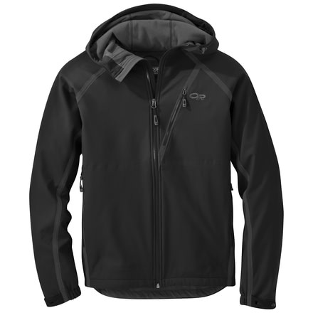 Outdoor Research Mithril Softshell Jacket - Mens, Black, Medium 243030-0001007