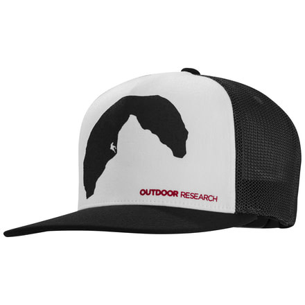 Outdoor Research Negative Space Trucker Cap, Unisex, Black, One Size 264400-black-1size