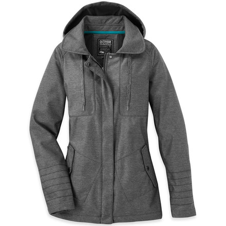 Outdoor Research Oberland Hooded Jacket - Women's-Charcoal-Large