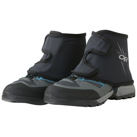 Outdoor Research Overdrive Wrap Gaiters, Unisex, Black, L/XL 264370-black-L/XL