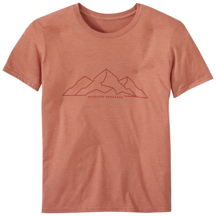 Outdoor Research Peaks Tee - Mens, Burnt Orange, Small, 2709300551006