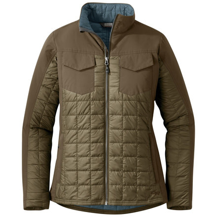 Outdoor Research Prologue Refuge Jacket - Womens, Coyote/Carob, Large, 2681111391008