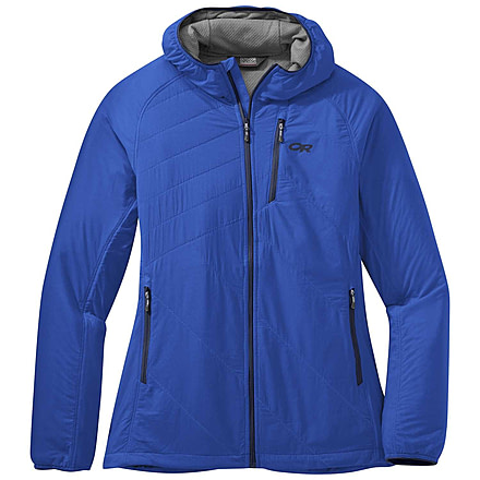Outdoor Research Refuge Air Hooded Jacket - Womens, Azure, Small, 2714421775006