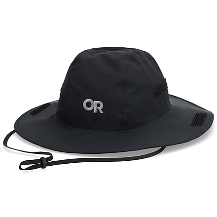Outdoor Research Seattle Rain Hat, Black, L, 3222900001008