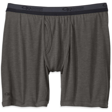 Outdoor Research Sequence Boxer Briefs - Men's-Charcoal-Medium