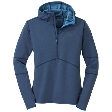 Outdoor Research Shiftup Half Zip Hoody - Men's-Night/Tahoe-X-Large