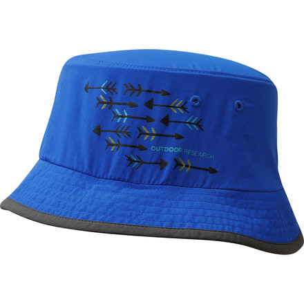 Outdoor Research Solstice Sun Bucket - Kids, Cobalt, Large, 2644090270008