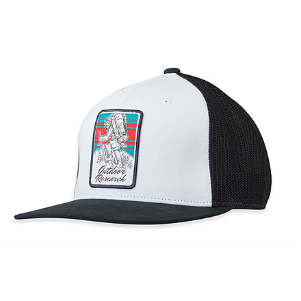Outdoor Research Squatchin' Trucker Cap - Unisex, White/Black-One Size, 265652