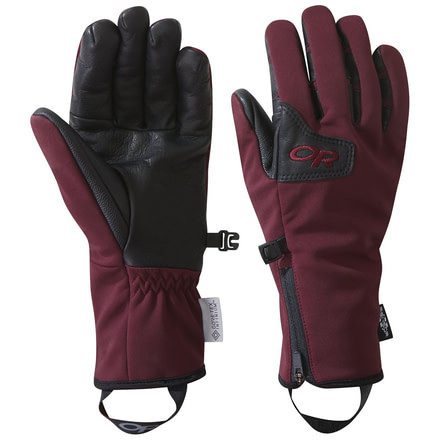 Outdoor Research Stormtracker Sensor Gloves - Womens, Raisin, Large, 2448821586008