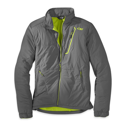 Superlayer Jacket - Mens-Pewter/Lemongrass-XX-Large