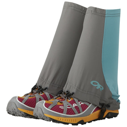 Outdoor Research Thru Gaiters, Pewter/Seaglass, Small, 2692881446006