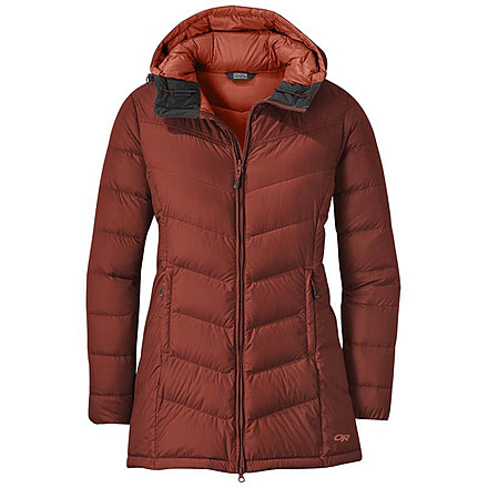 Outdoor Research Transcendent Down Parka - Womens, Madder, Medium, 2681041859007