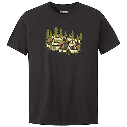 Outdoor Research Tree Fort Short Sleeve Tee - Mens, Black, Medium, 2760730001007
