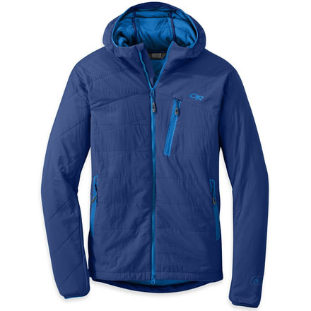 Outdoor Research Uberlayer Hooded Jacket - Mens-Baltic-Small