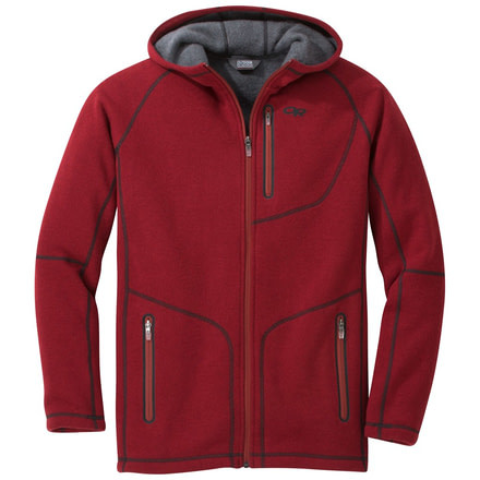 Outdoor Research Vashon Fleece Full-Zip - Mens, Firebrick, S, 2681141285006