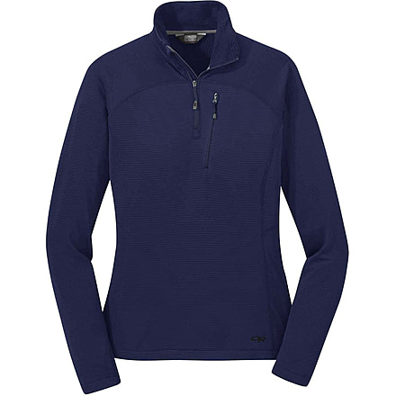 USED Outdoor Research Vigor Quarter Zip - Women's, Small, Twilight, 2714740256006, EDEMO1