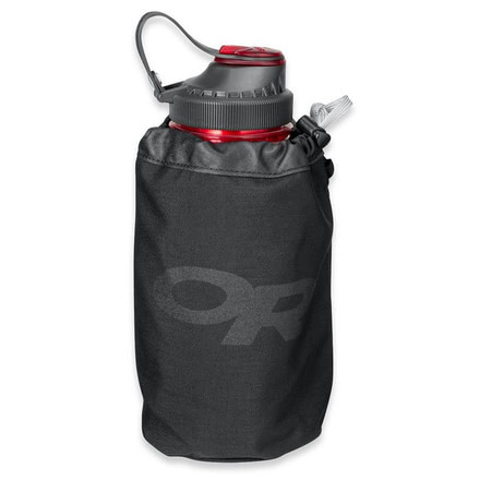 Water Bottle Tote - 1 Liter-Black
