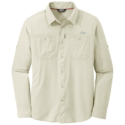 Outdoor Research Wayward Long Sleeve Shirt - Mens, Sand, Small, 2692210910006