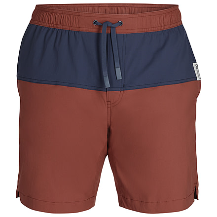 Outdoor Research Zendo Multi Shorts - Mens, Brick/Naval Blue, M, 2876472296007