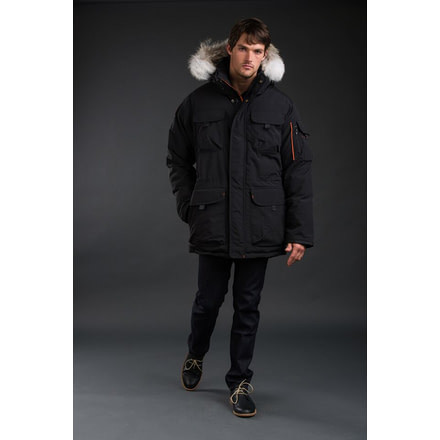 Outdoor Survival Canada Atka Jacket - Mens-Orca Black-Large