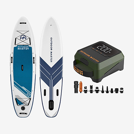 Outdoormaster Bundle Sale-106" iSUP Board + CACHALOT 2 Pump, 803866+804902
