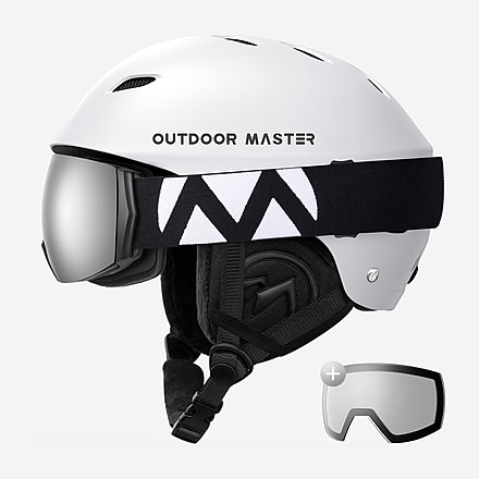 Outdoormaster Bundle Sale - ULTRA Goggles + Lens + KELVIN Helmet, 600745 + 602457