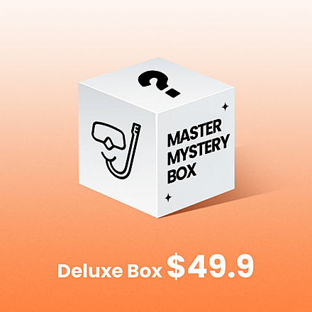 Outdoormaster Master Mystery Box - Deluxe Box 4-5 Items Inside, 804090+804715+803294+802163