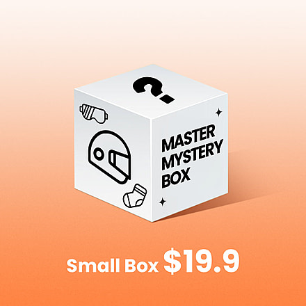 Outdoormaster Master Mystery Box - Small Box 2-3 Items Inside, 803294+802163+804291