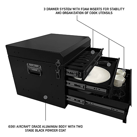 Overland Vehicle Systems CP Duty Glamping 39 Piece Glamping Kitchen System, 21010502