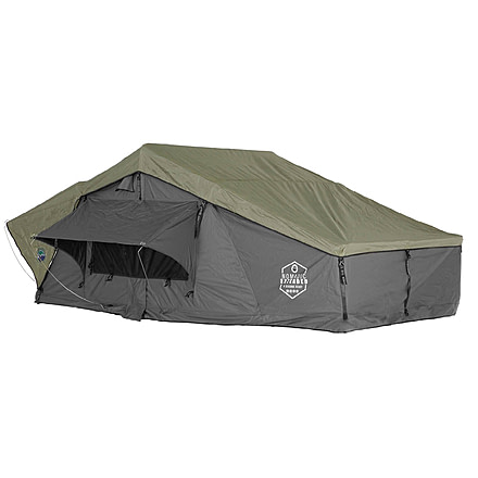 Overland Vehicle Systems N4E Nomadic 4 Extended Roof Top Tent, Gray/Green, 18349936