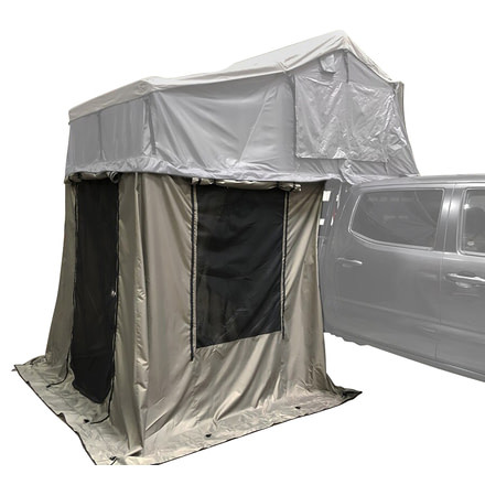 Overland Vehicle Systems Nomadic 4 Annex Base, Green/Black, 100 x 80 x 82 in, 18049836