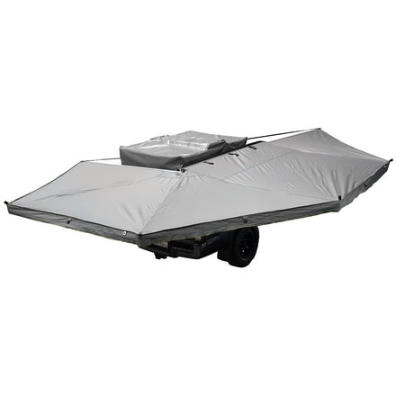 Overland Vehicle Systems Nomadic Awning 270 Cover, Passenger Side, Dark Gray/Black, 240 x 157 x 88.5 in, 19529907