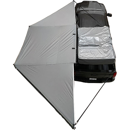 Overland Vehicle Systems Nomadic Awning Tent 180 Degree 88 SF of Shelter With Zip In Wall, Dark Gray, 19619907