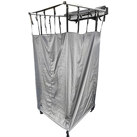 Overland Vehicle Systems Nomadic Quick Deploying Car Side Shower Room, Dark Gray, 18199909