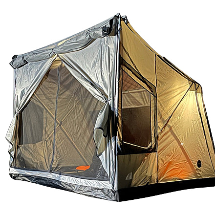 Overland Vehicle Systems Quick Deploying Ground Tent, Grey/Green, 18252520