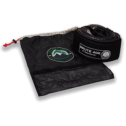 Overland Vehicle Systems Tow Strap, 40000 lbs, 4in x 8ft, Black, 19079916