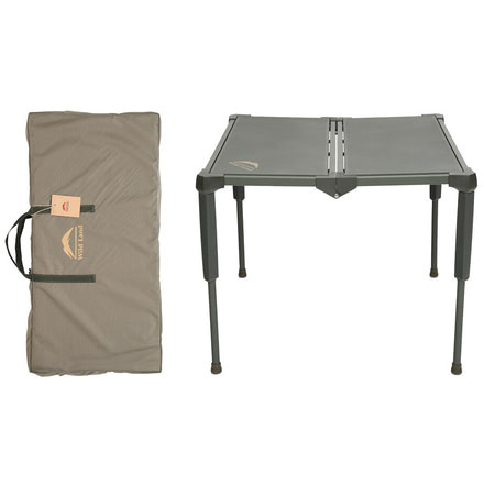 Overland Vehicle Systems Wild Land Camping Gear Table, 200 lbs Weight Capacity, Green, Large, 26049910