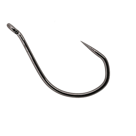 Owner Hooks Barbless No Escape Hook, Black Chrome, # 2, 4106-091