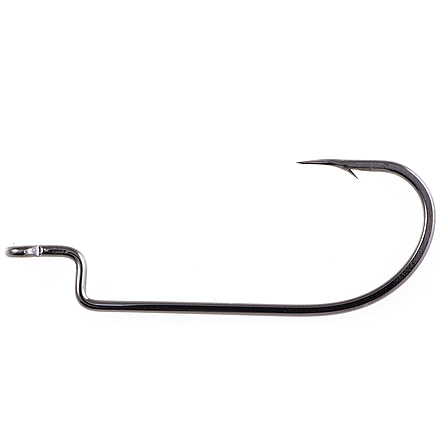 Owner Hooks Offeset Shank, Wide Gap Hook, Black, 5/0, 5102-151