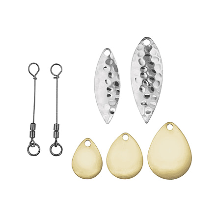 Owner Hooks Gold Colorado Flashy Swimmer Kit, Medium, 4188-207