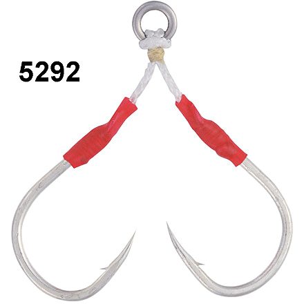 Owner Hooks Twin Dancing Stinger SJF41, Short, 155lb, Size 3/0, 5292-139