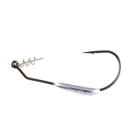 Owner Hooks Twistlock Light Weighted Hook with Centering-Pin Spring, 6/0-3/32oz., 5167W-706