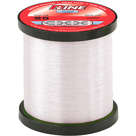 P-Line CXX X-Tra Strong Mono Service Spool 8lb 3000yd Crystal Clear, CXXC-8