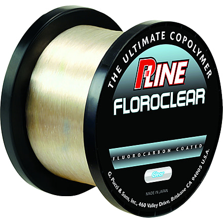 P-Line Floroclear Fluorocarbon Coated Mono 8lb 3000yd Clear, FCC-8