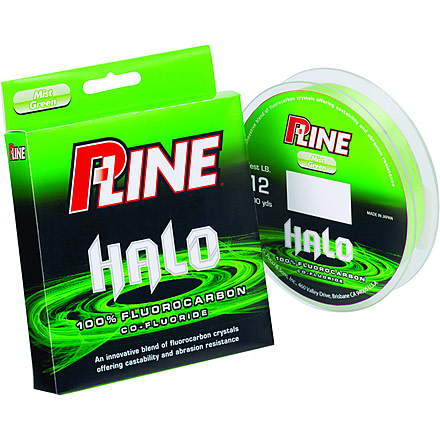 P-Line Halo Fluorocarbon Fishing Line 12lb 200yd Mist Green, HF200-12