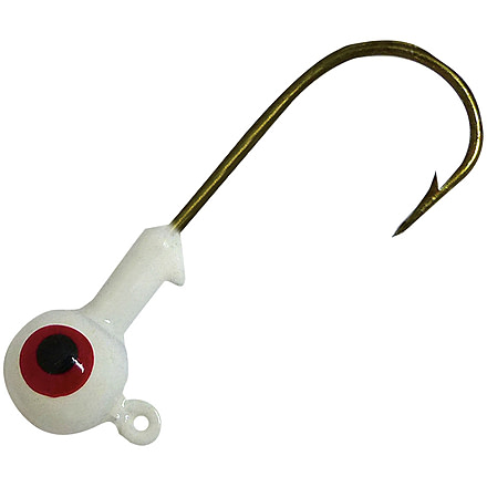 P-Line Jighead, White, 1/8oz, 12 per Pack, PJH18-WHT