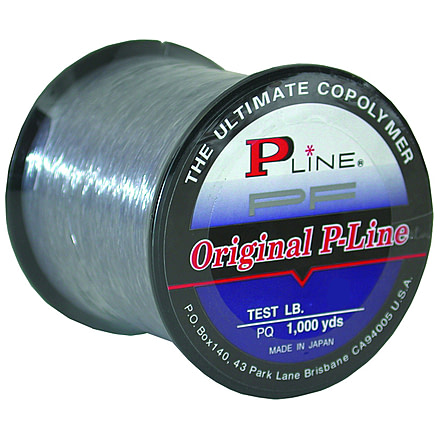 P-Line Original Mono Line 1/4lb Size Spool 8lb 950yd Smoke Blue, PQ-8